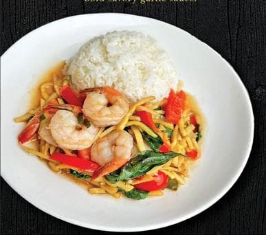 Phad Nor Mai with Prawn